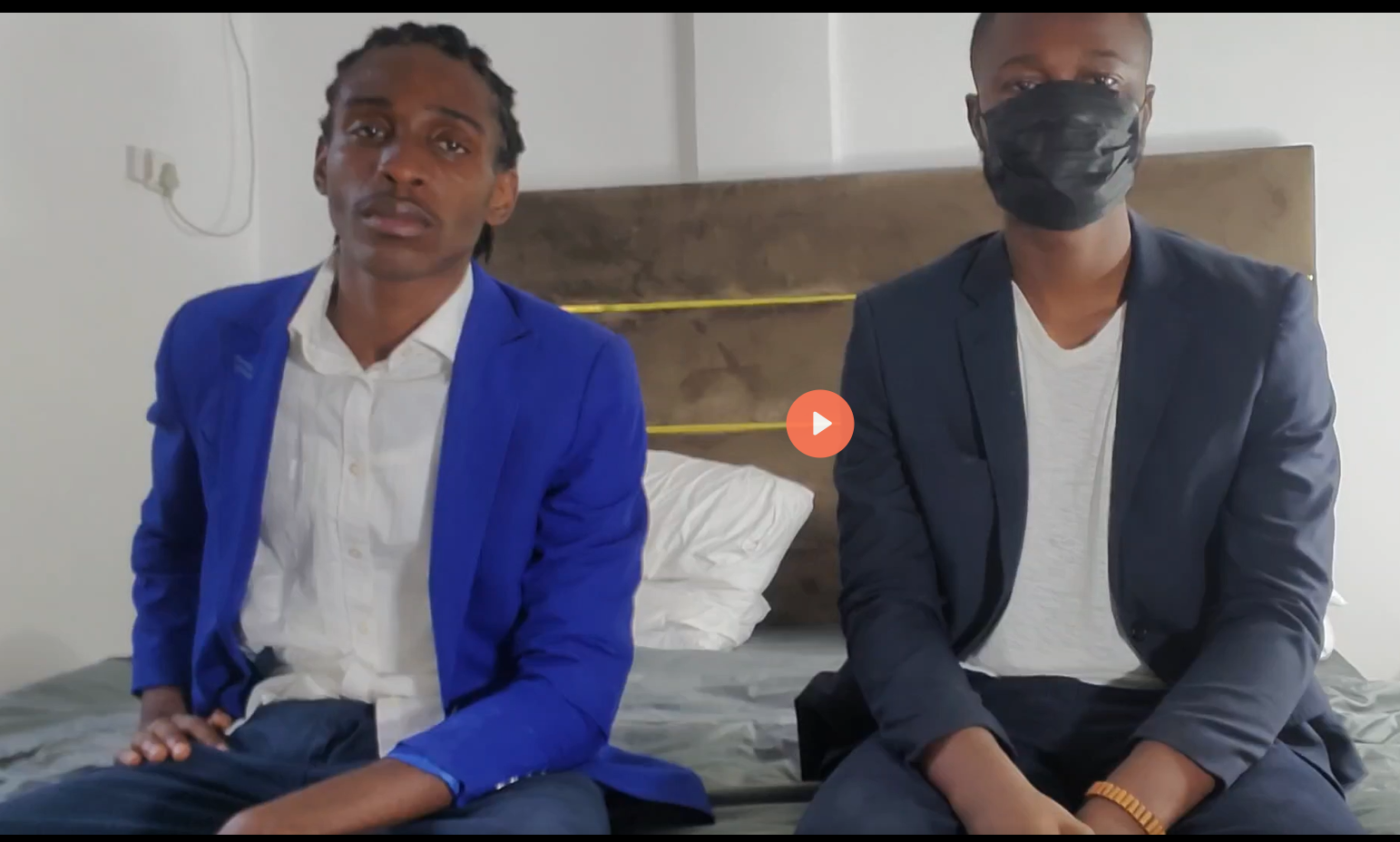 we joked during an interview audition and he took it serious